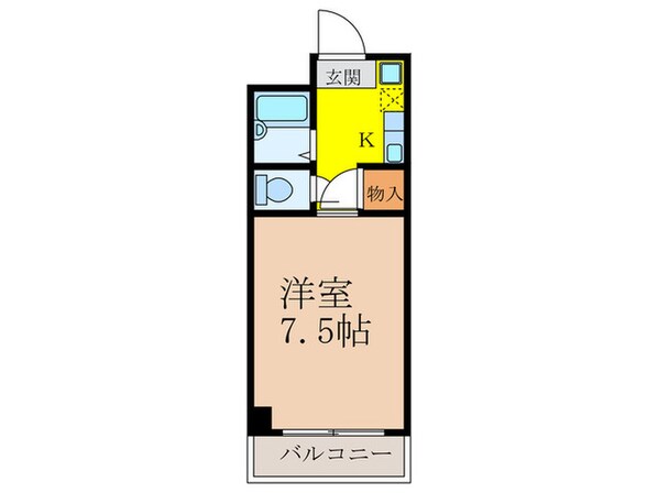 ジャルダン新大阪の物件間取画像